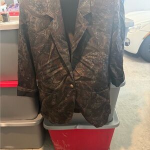 Women's Paisley Blazer Jacket 94